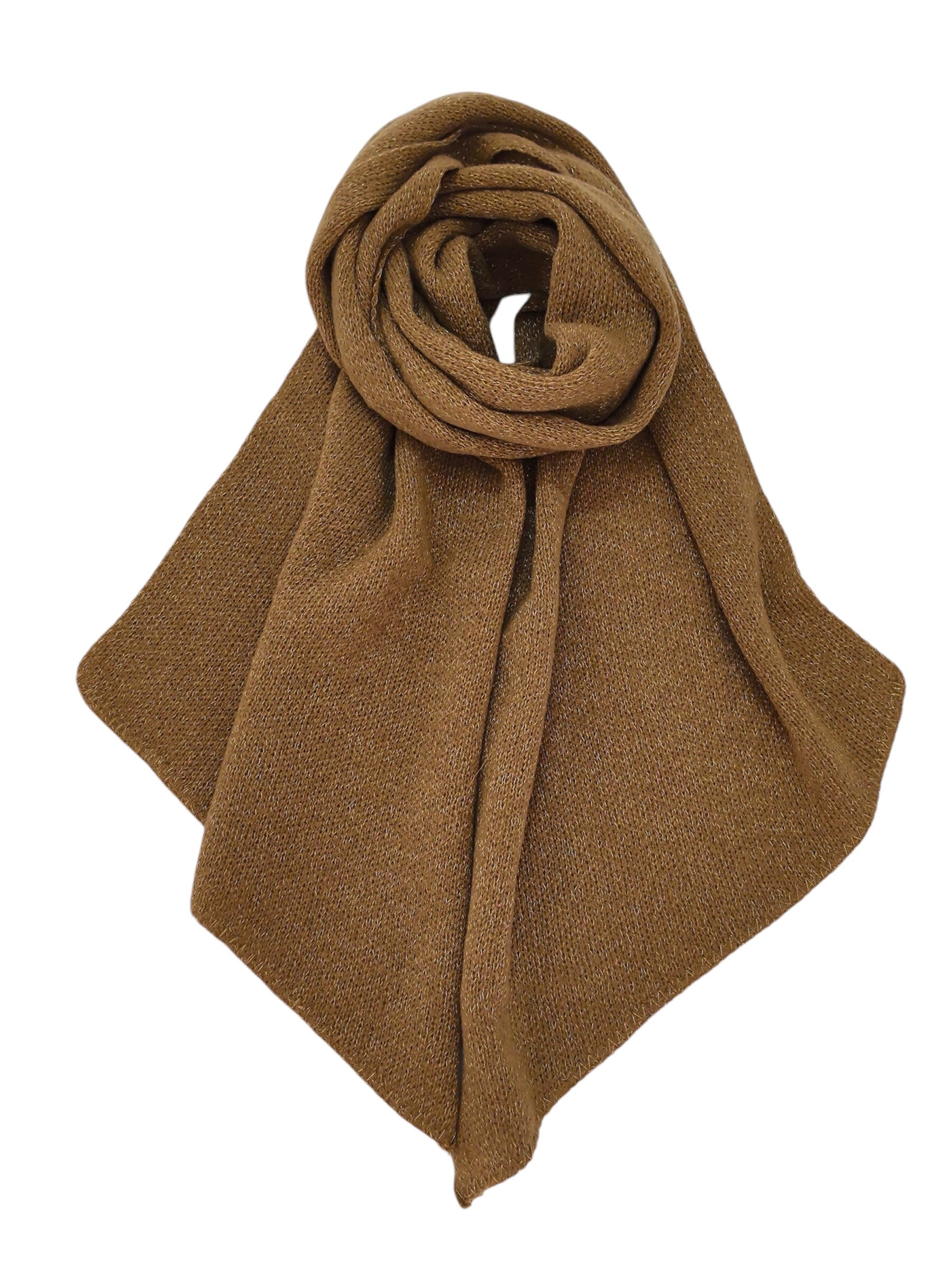 Wholesaler VS PLUS - WINTER SCARF IN PLAIN KNIT WITH LUREX TIP