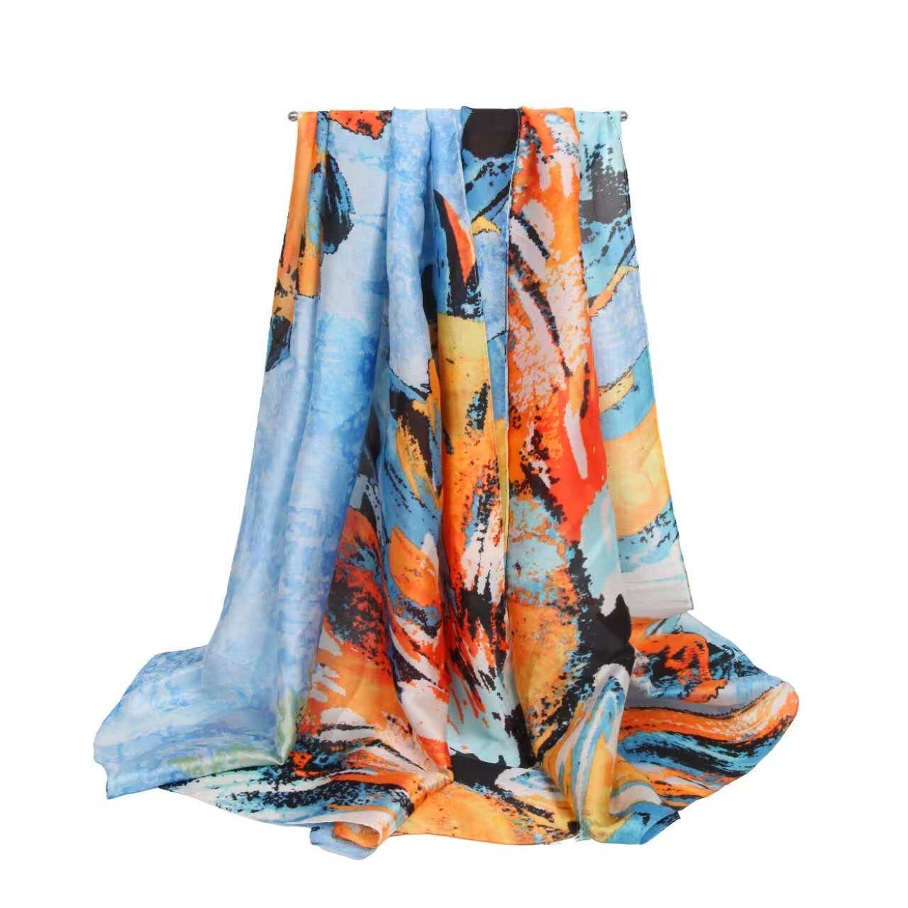 Wholesaler VS PLUS - Silk scarf print floral