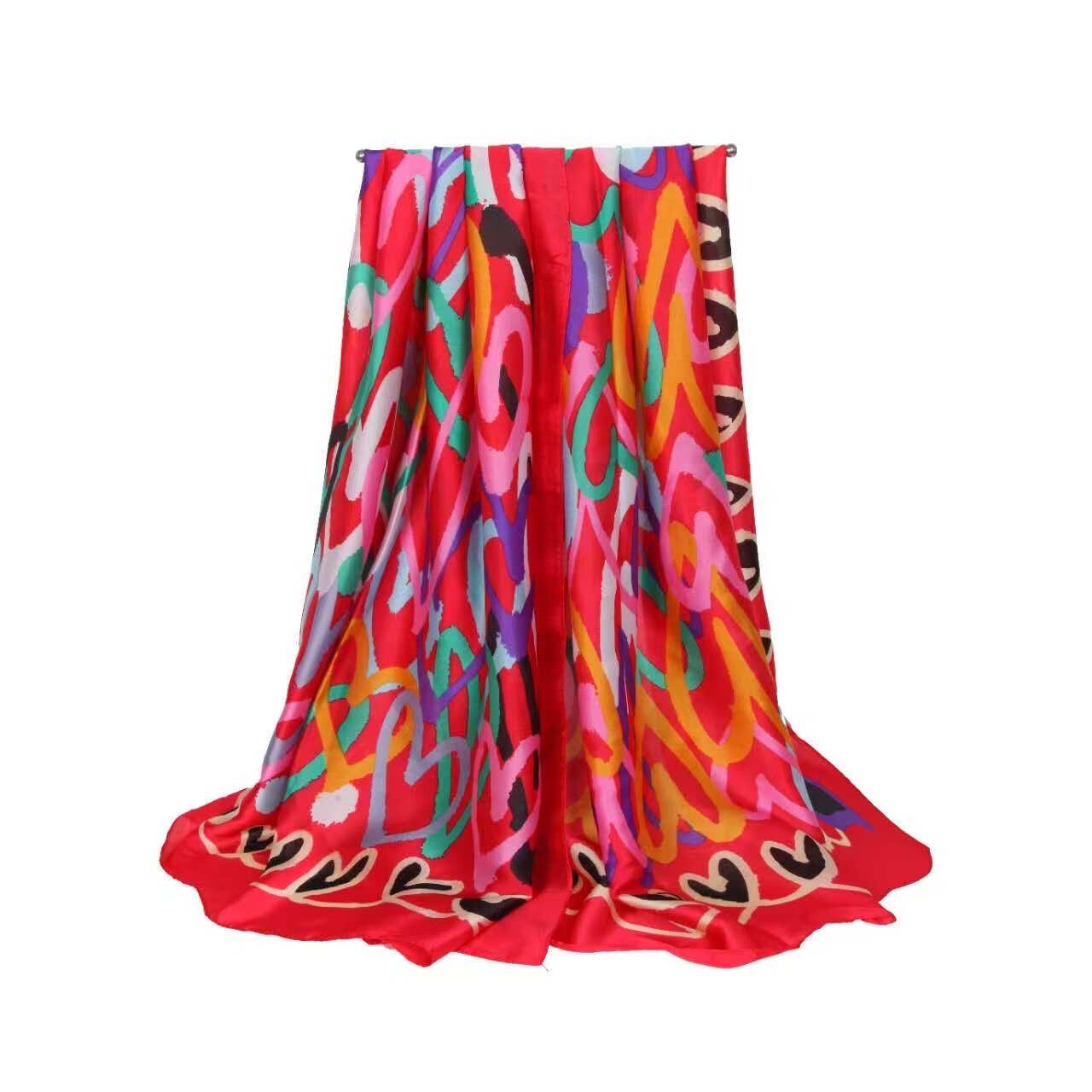 Wholesaler VS PLUS - Silky Floral Printed Scarf