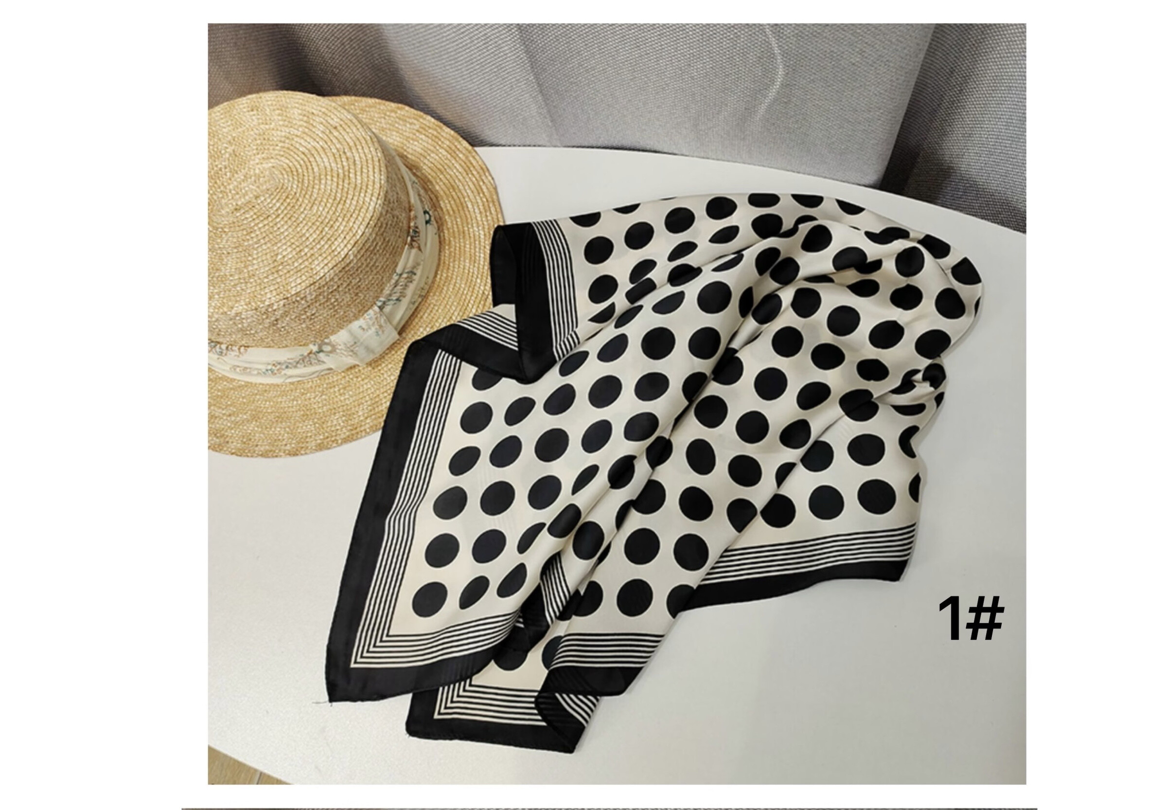 Wholesaler VS PLUS - Small Silk Affairs Silk 70cm/70cm Printed polka dot
