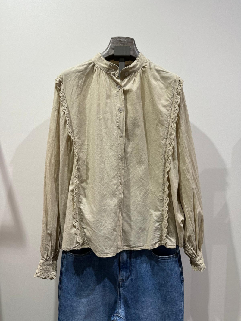 Wholesaler W Studio - Cotton and Lace Shirt
