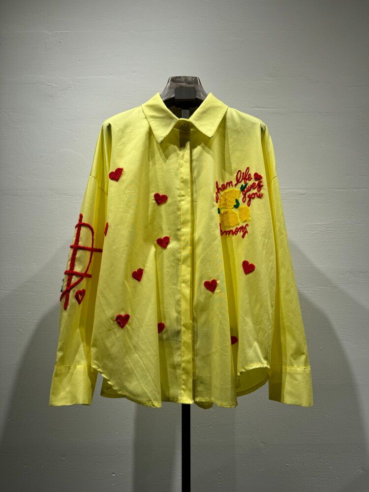 Wholesaler W Studio - Lemon Embroidery Blouse