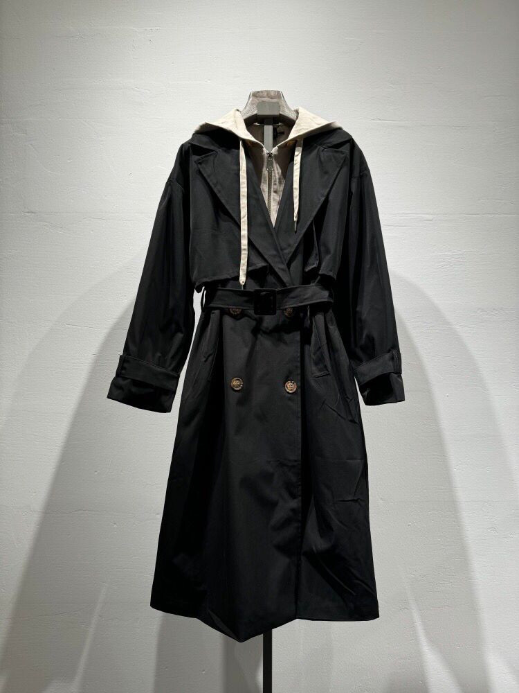 Wholesaler W Studio - Hooded Trench