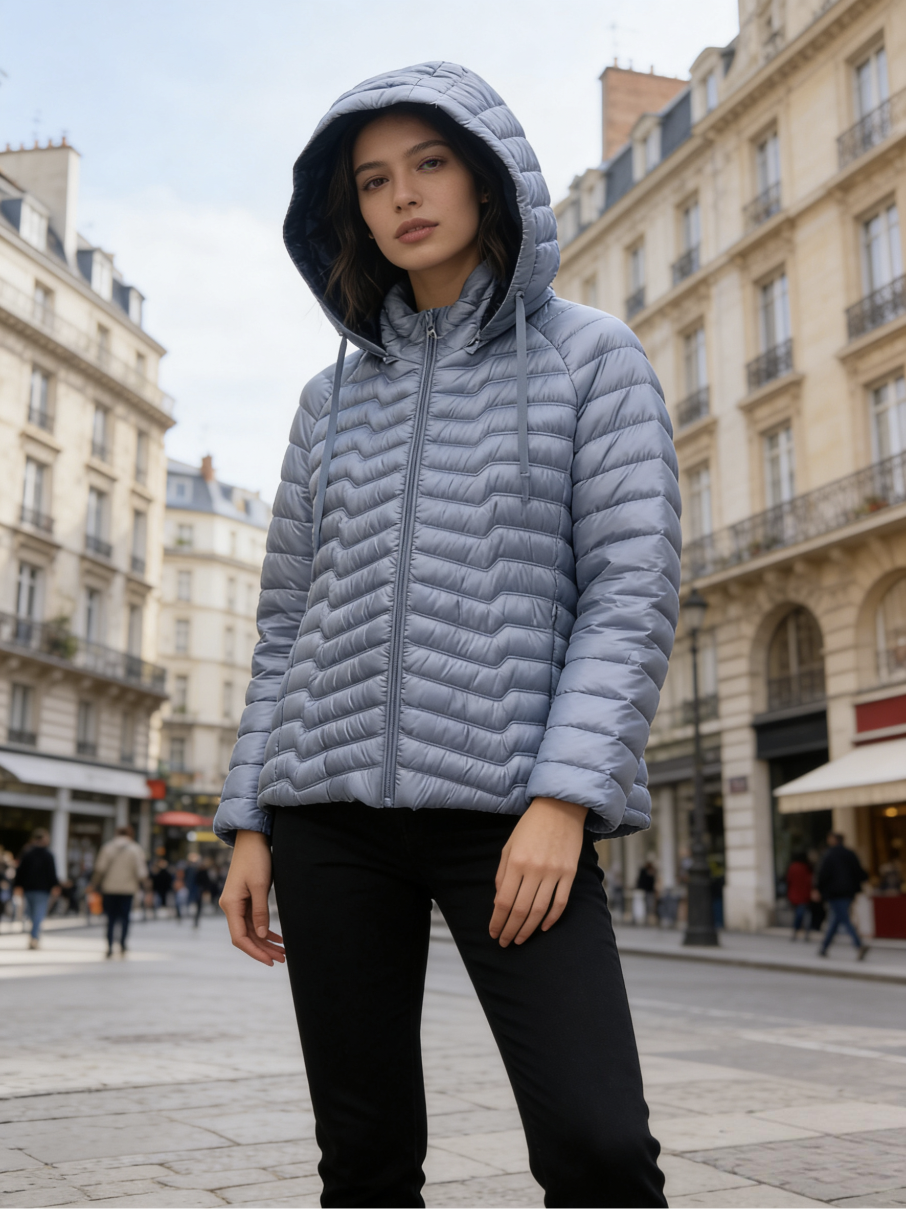 Grossiste WAY MODE - Doudoune femme matelassée