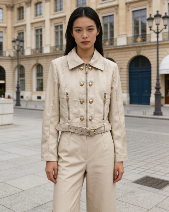 Mayorista WAY MODE - Chaqueta de cuero sintético para mujer