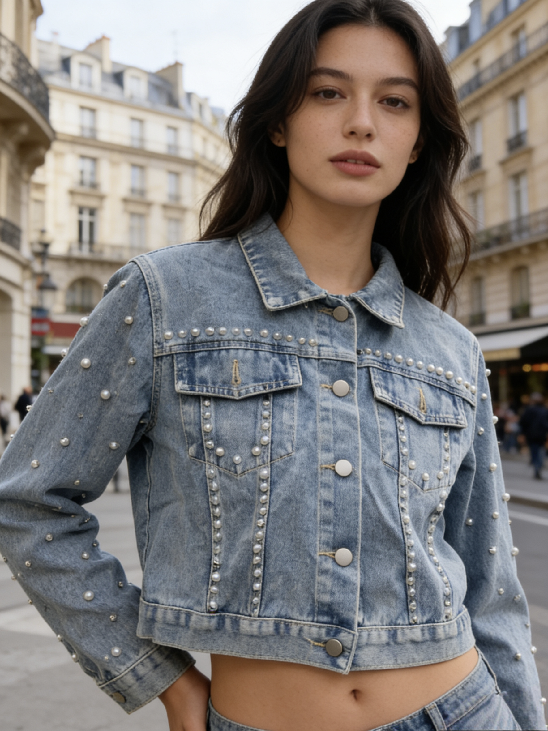 Grossista WAY MODE - Giacca in jeans da donna