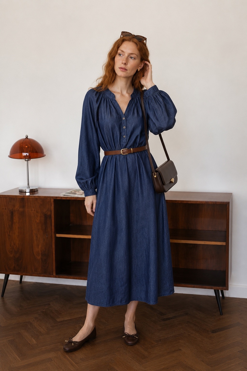 Grossiste WAY WAY SRL - ABITO IN DENIM TENCEL CON CINTURA