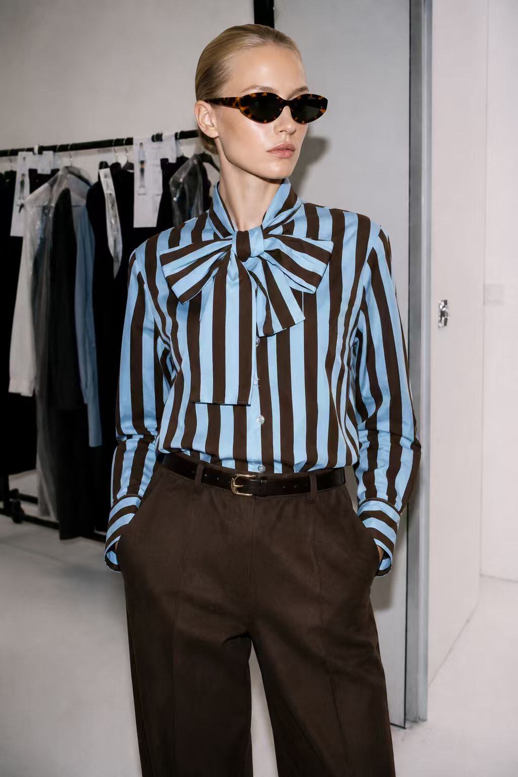 Wholesaler WAY WAY SRL - STRIPED COTTON SHIRT