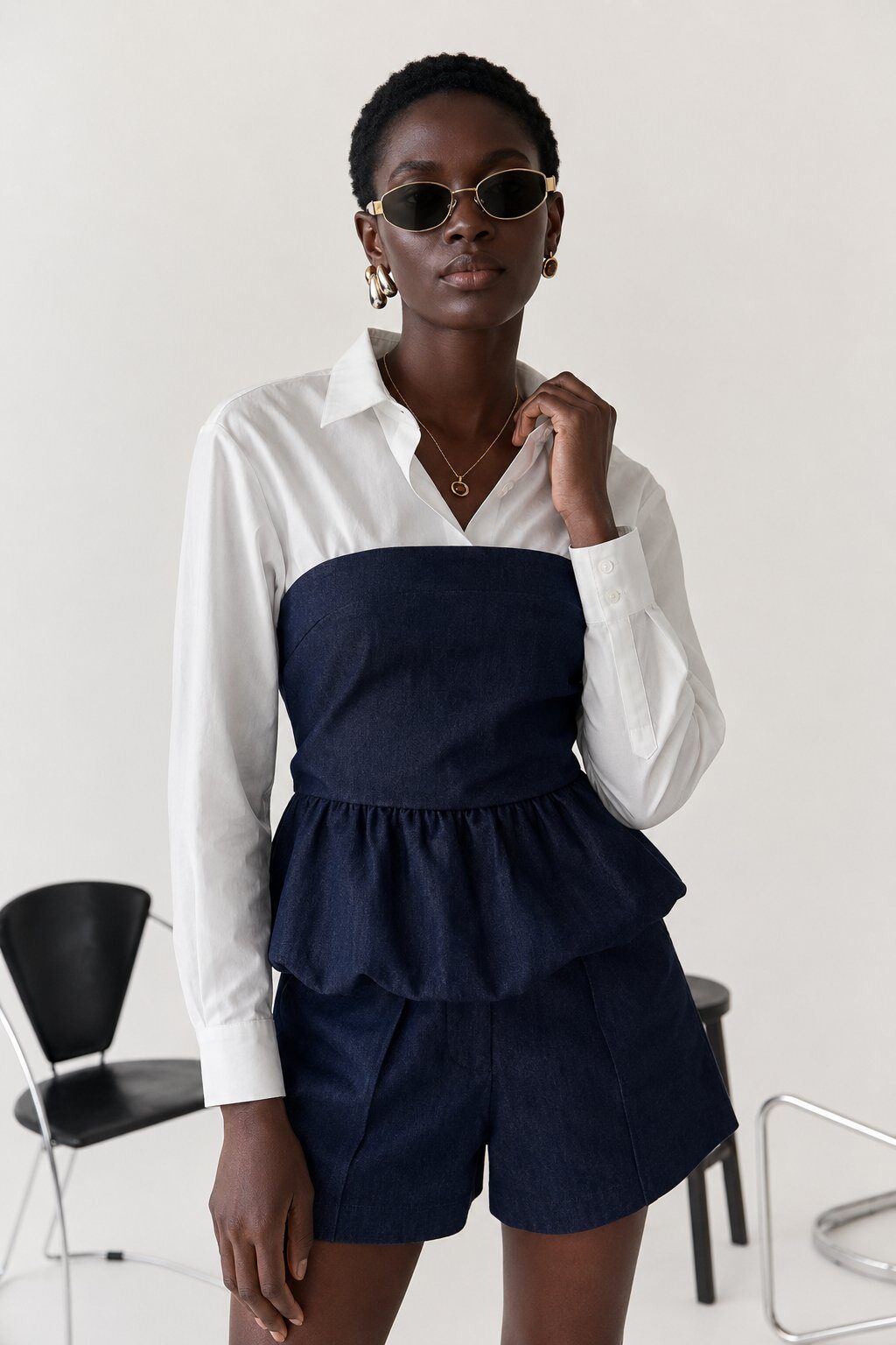 Wholesaler WAY WAY SRL - VISCOSE TOP WITH THIN STRAPS AND DRAPED NECKLINE