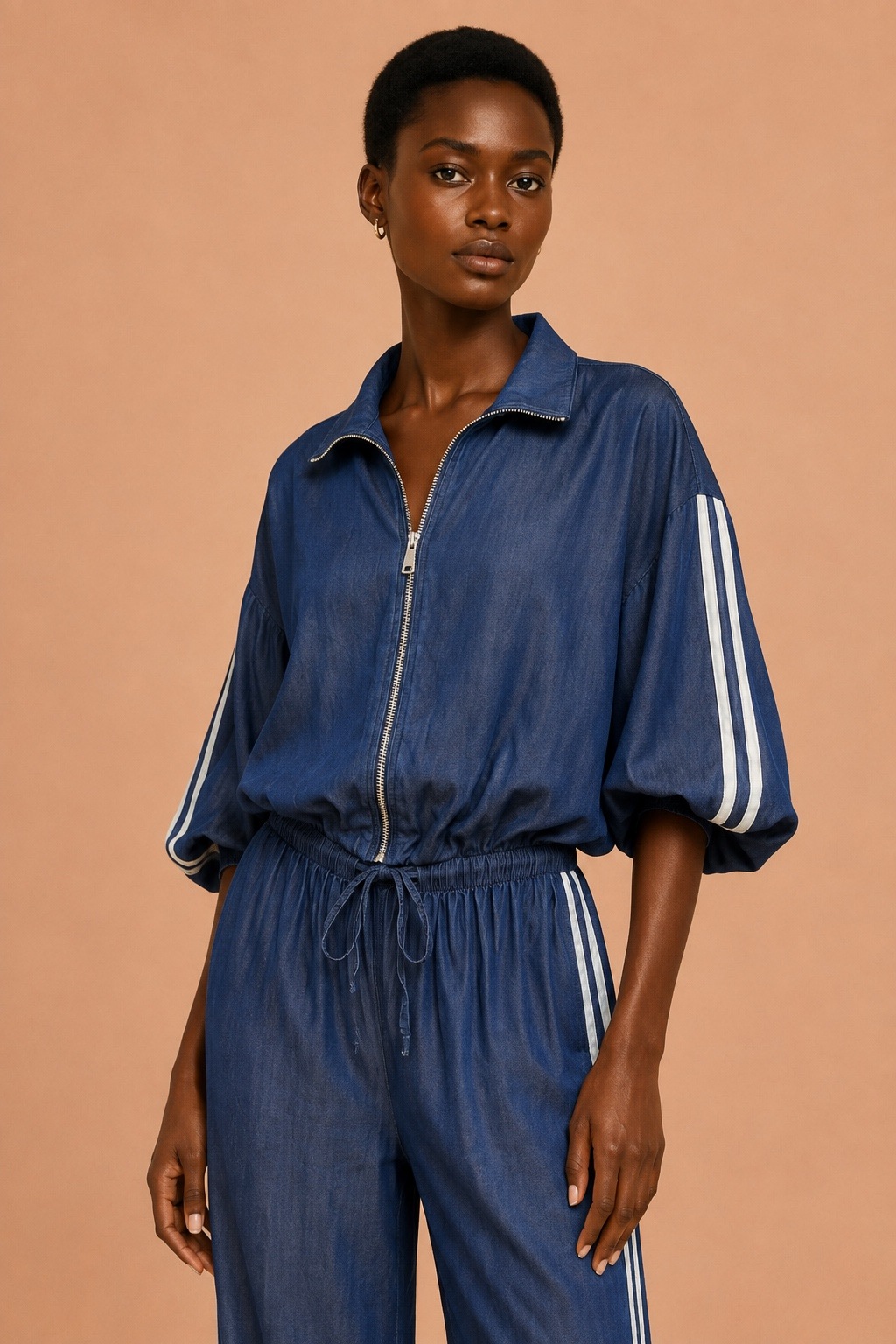 Grossiste WAY WAY SRL - VESTE EN TENCEL AVEC ZIP