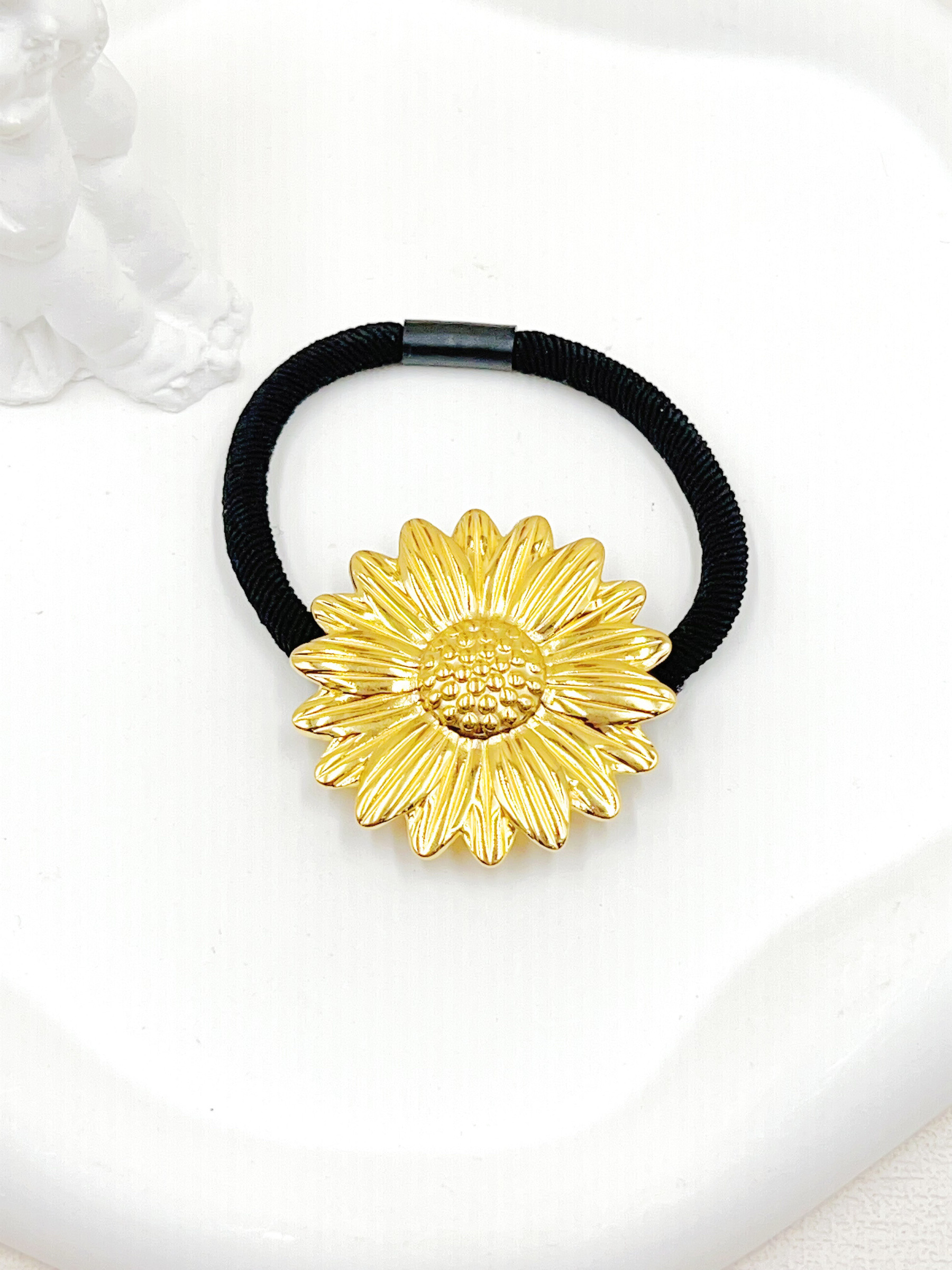 Mayorista WEC Bijoux - ELÁSTICO PARA EL PELO DE ACERO INOXIDABLE CON CORDÓN DE NYLON