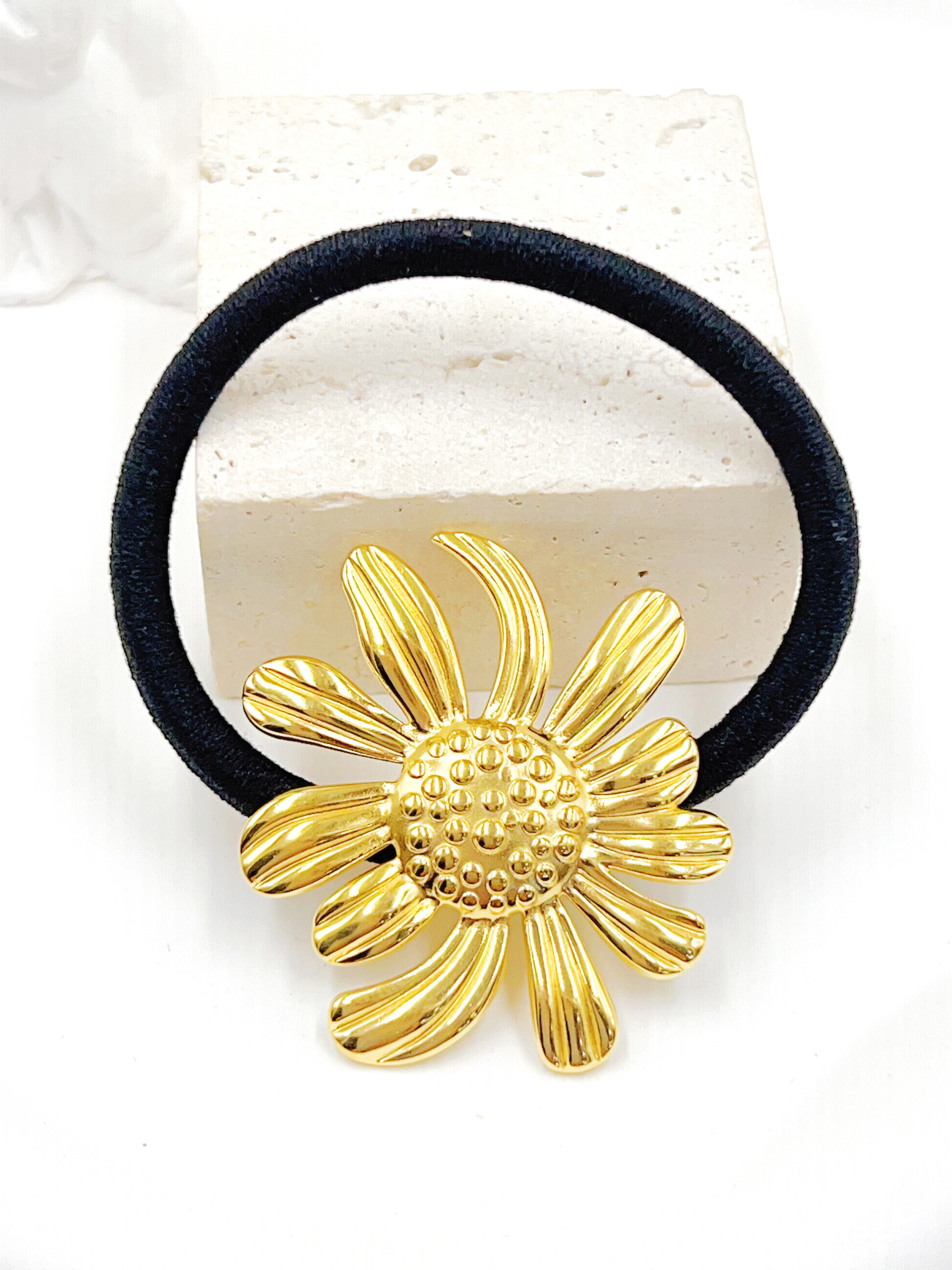 Mayorista WEC Bijoux - ELÁSTICO PARA EL PELO DE ACERO INOXIDABLE CON CORDÓN DE NYLON