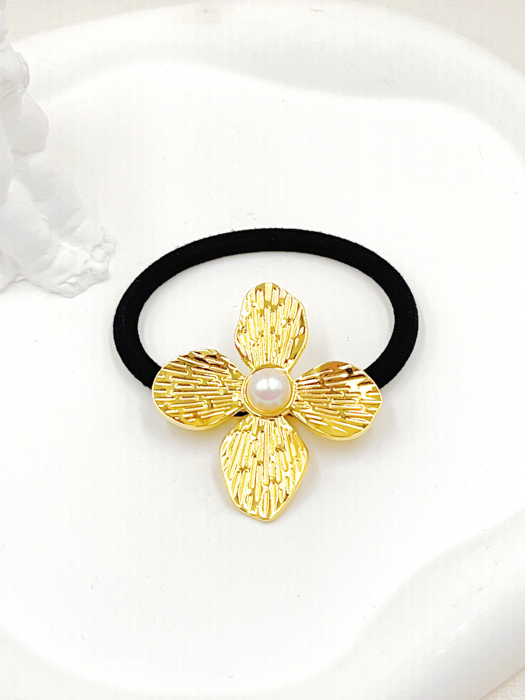 Mayorista WEC Bijoux - ELÁSTICO PARA EL PELO DE ACERO INOXIDABLE CON CORDÓN DE NYLON