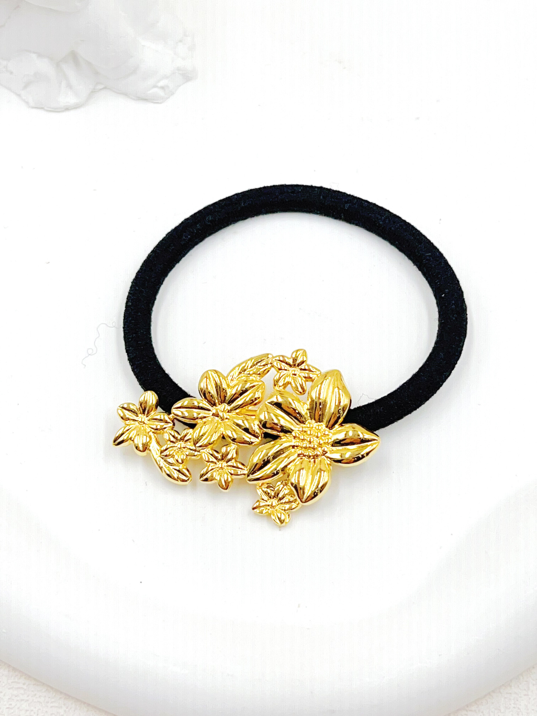 Mayorista WEC Bijoux - ELÁSTICO PARA EL PELO DE ACERO INOXIDABLE CON CORDÓN DE NYLON