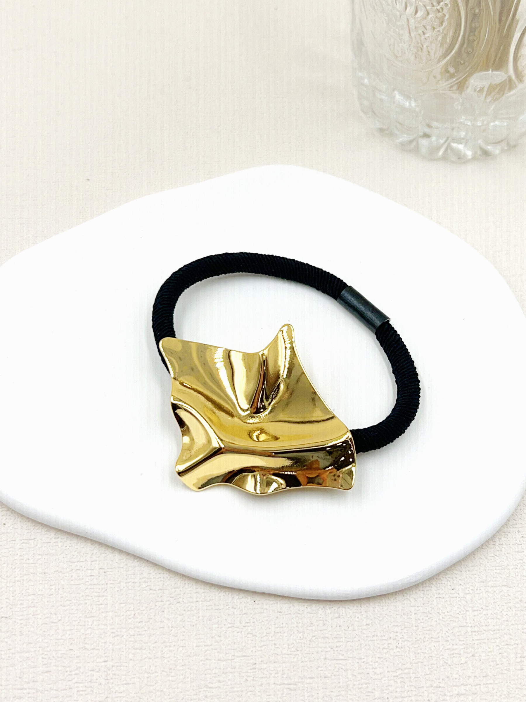 Wholesaler WEC Bijoux - STAINLESS STEEL HAIR ELASTIC WITH NYLON CORD