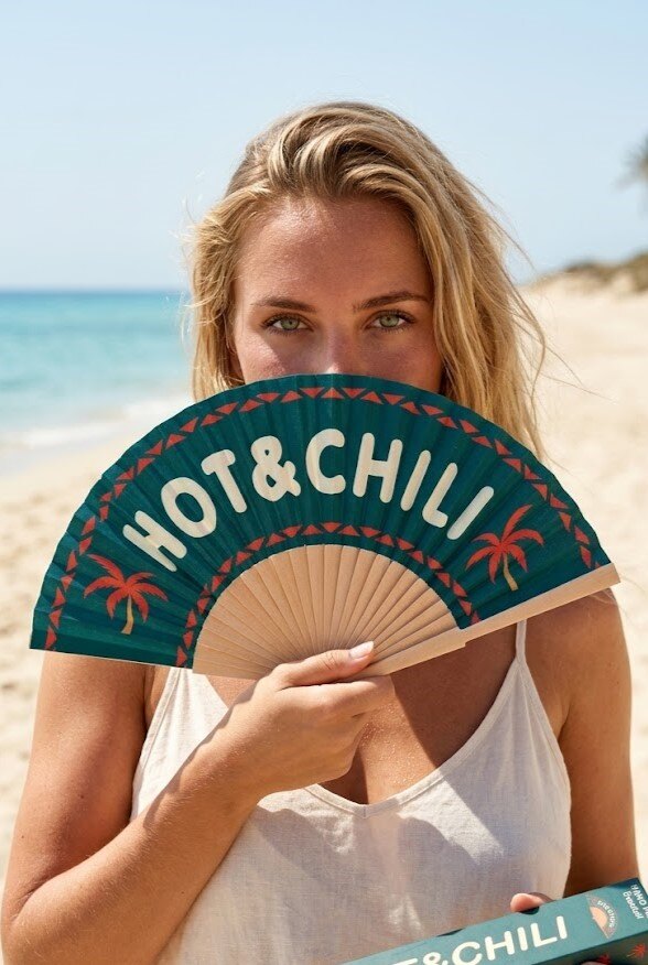 Grossiste WEC Bijoux - Éventail "HOT & CHILI"