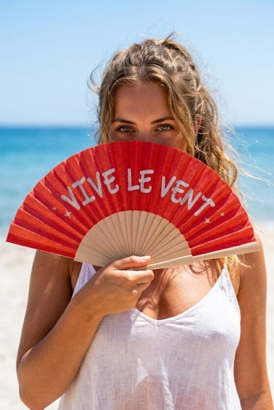 Grossiste WEC Bijoux - Éventail "VIVE LE VENT"