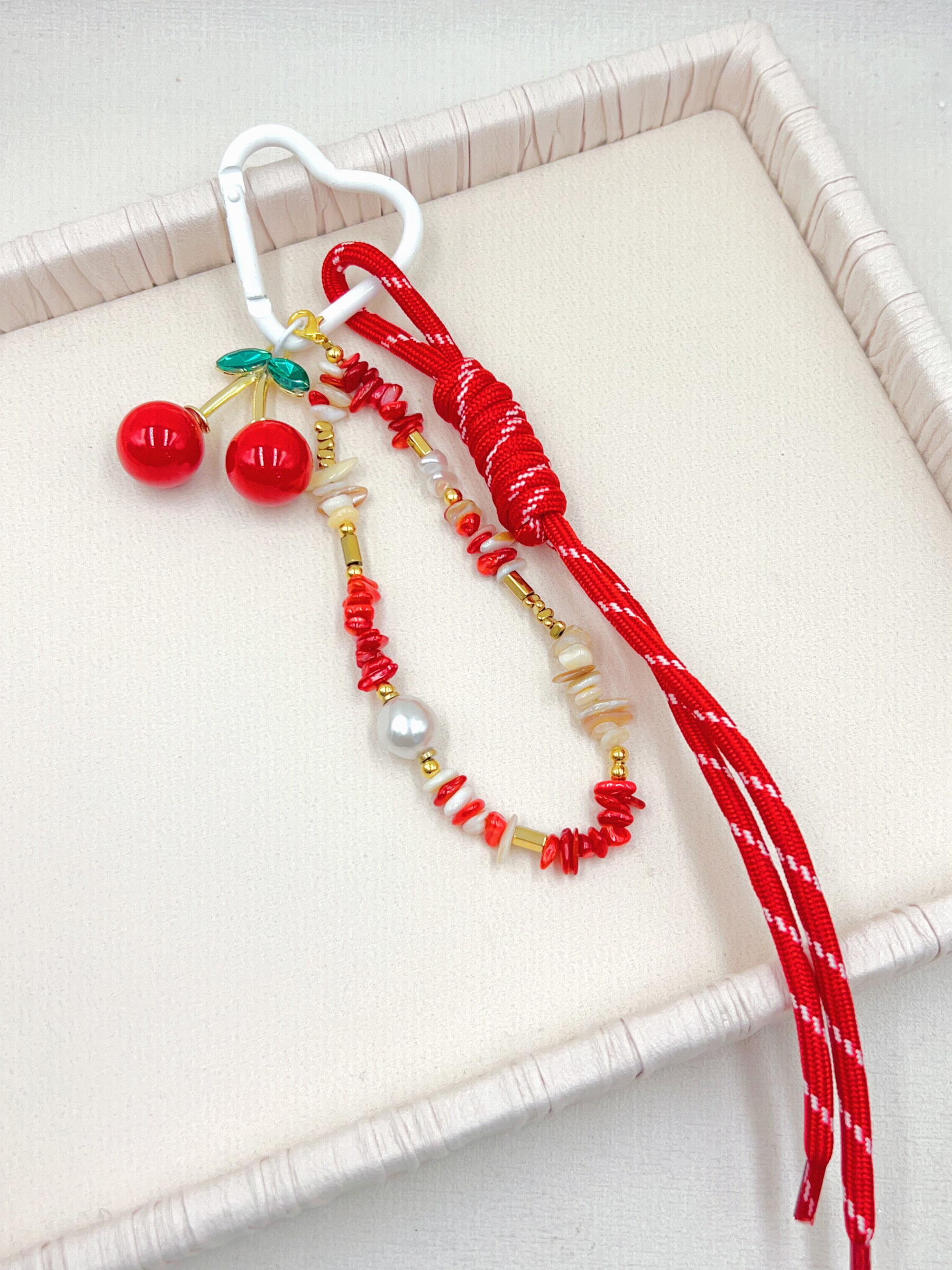 Grossista WEC Bijoux - Porta della chiave Cherry