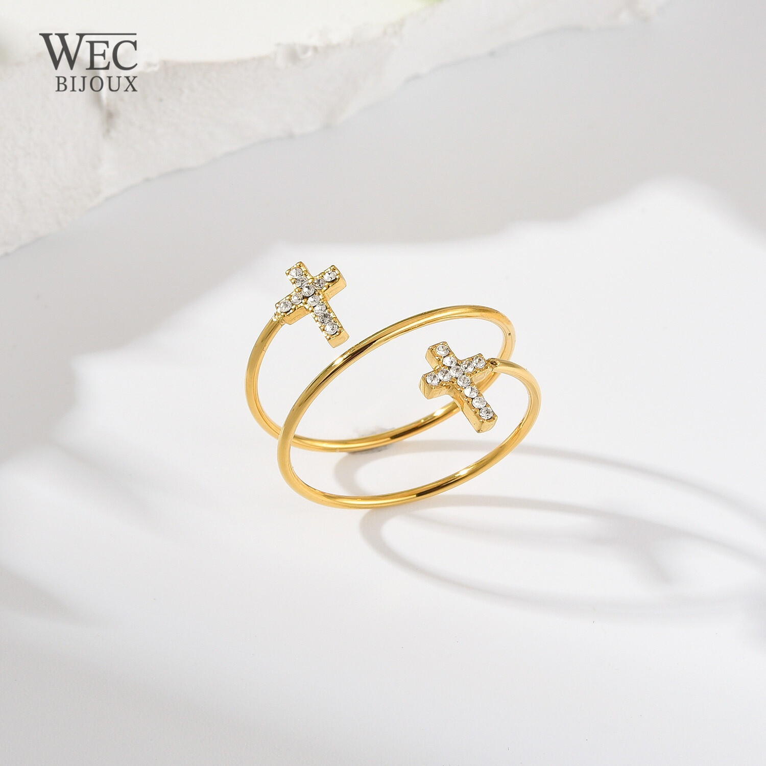 Grossista WEC BIJOUX - Anello in acciaio inossidabile