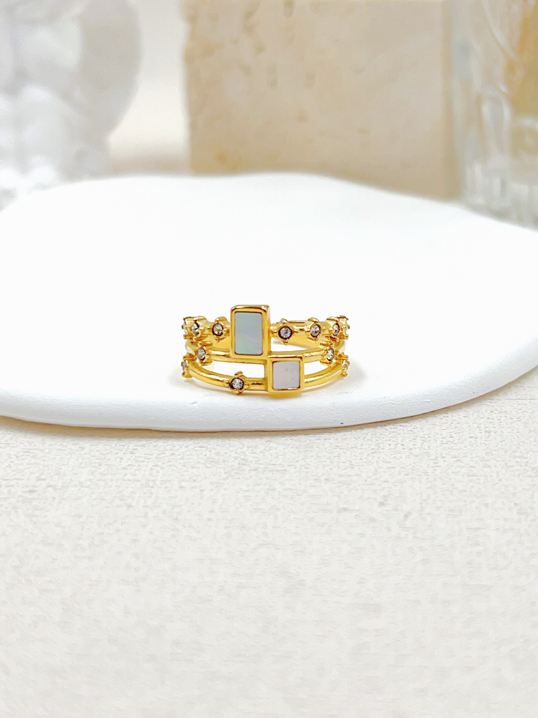 Großhändler WEC Bijoux - VERSTELLBARER EDELSTAHLRING