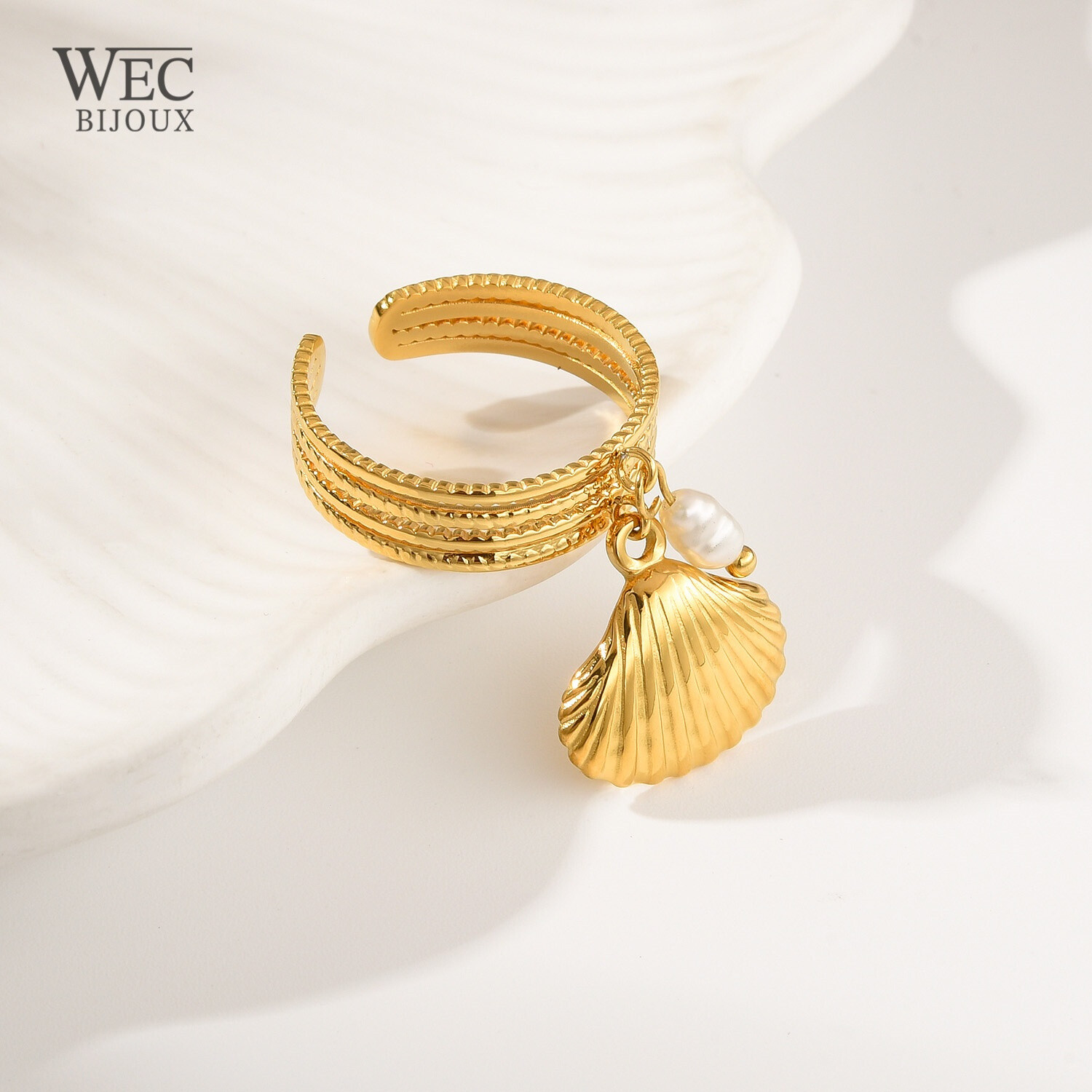 Mayorista WEC Bijoux - Anillo de acero inoxidable