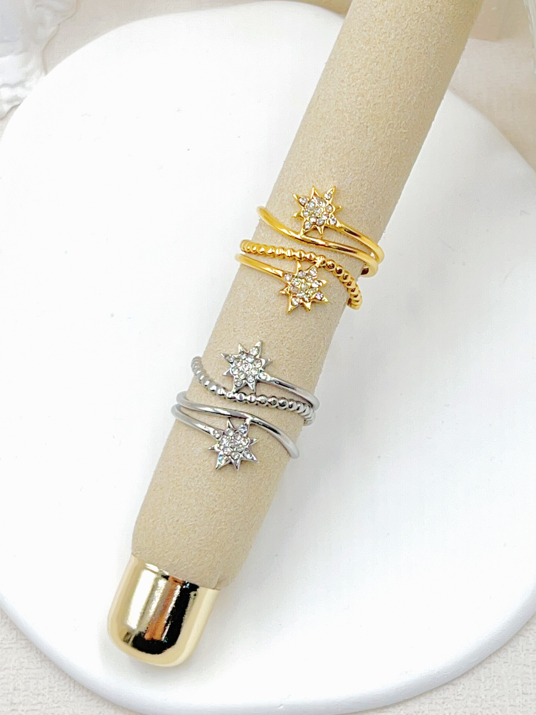 Wholesaler WEC Bijoux - ADJUSTABLE STAINLESS STEEL RING