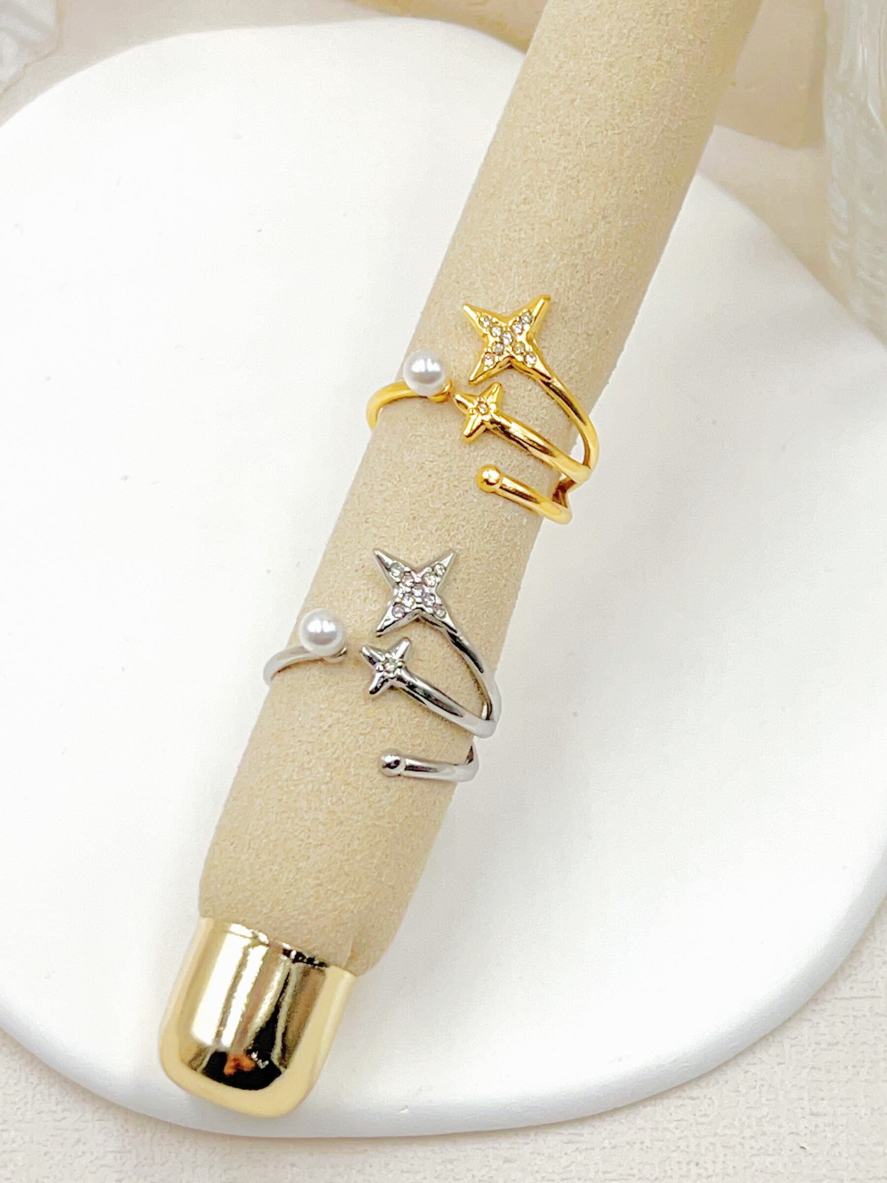 Großhändler WEC Bijoux - VERSTELLBARER EDELSTAHLRING