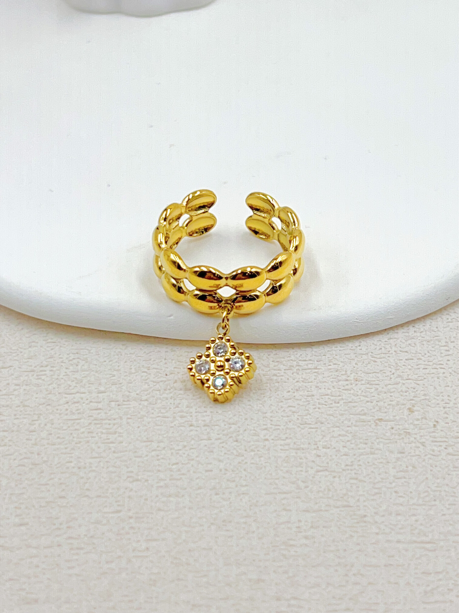 Mayorista WEC Bijoux - Anillo de acero inoxidable