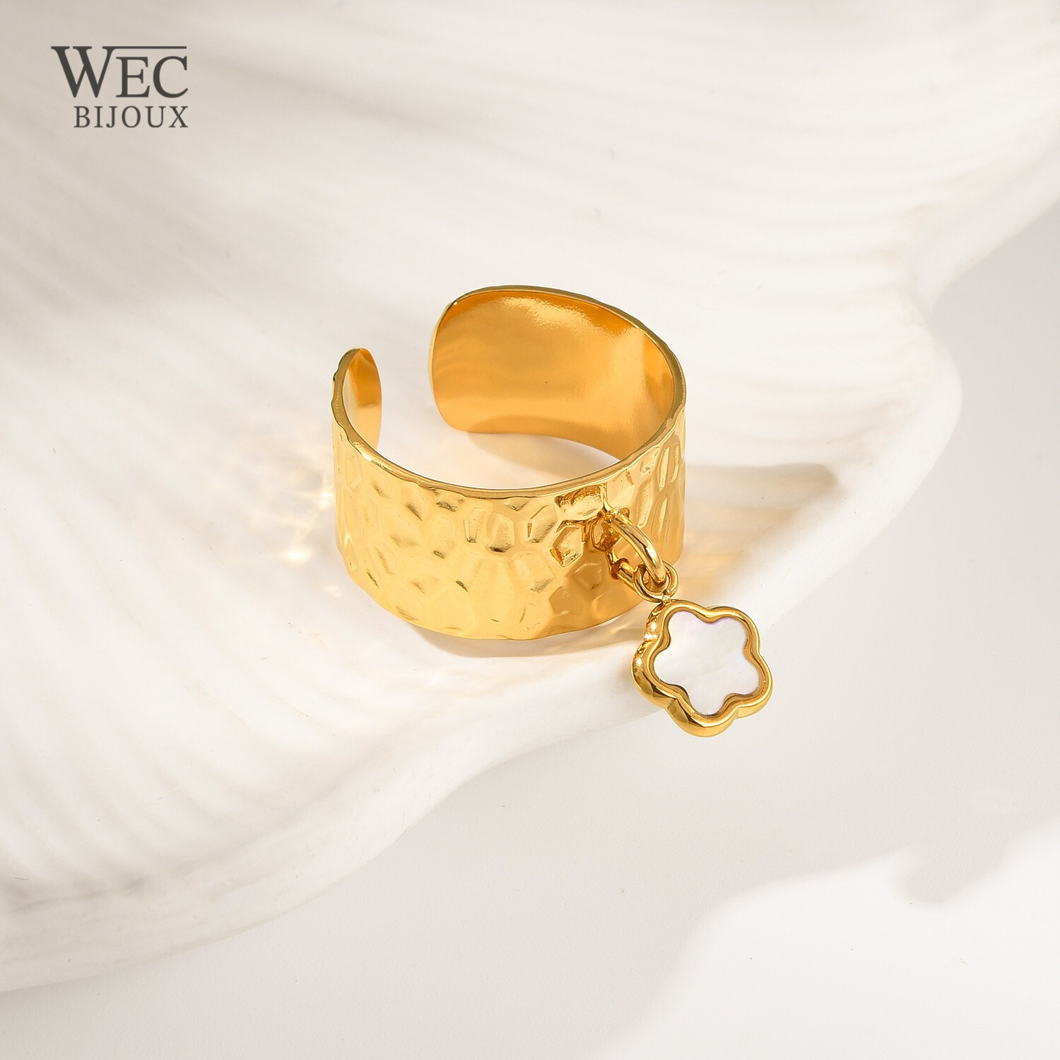 Mayorista WEC Bijoux - Anillo de acero inoxidable