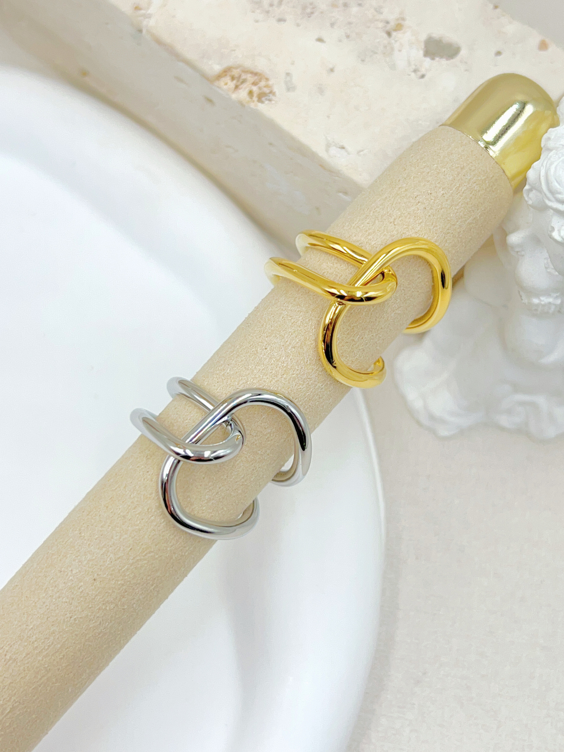 Grossiste WEC Bijoux - BAGUE AJUSTABLE EN ACIER INOXYDABLE