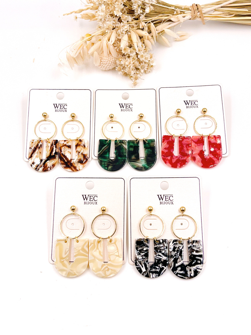 Mayorista WEC Bijoux - Pendiente de acero inoxidable