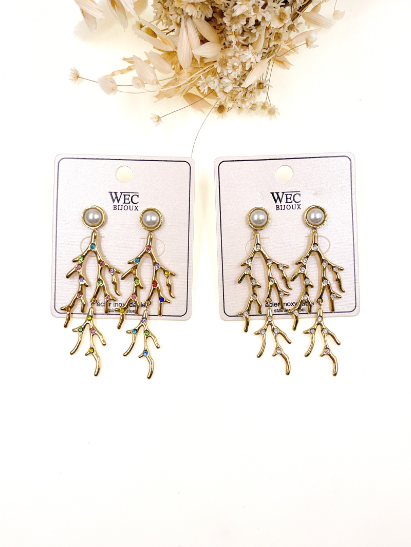 Mayorista WEC Bijoux - Pendiente de acero inoxidable