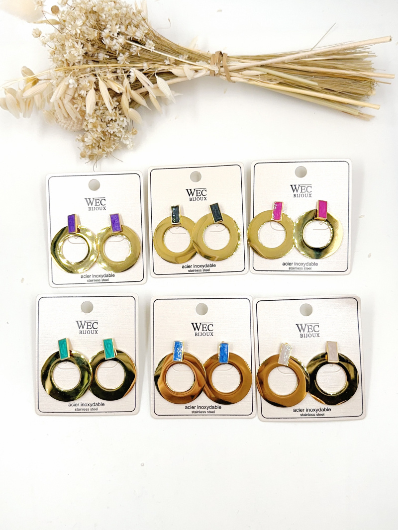 Mayorista WEC Bijoux - Pendiente de acero