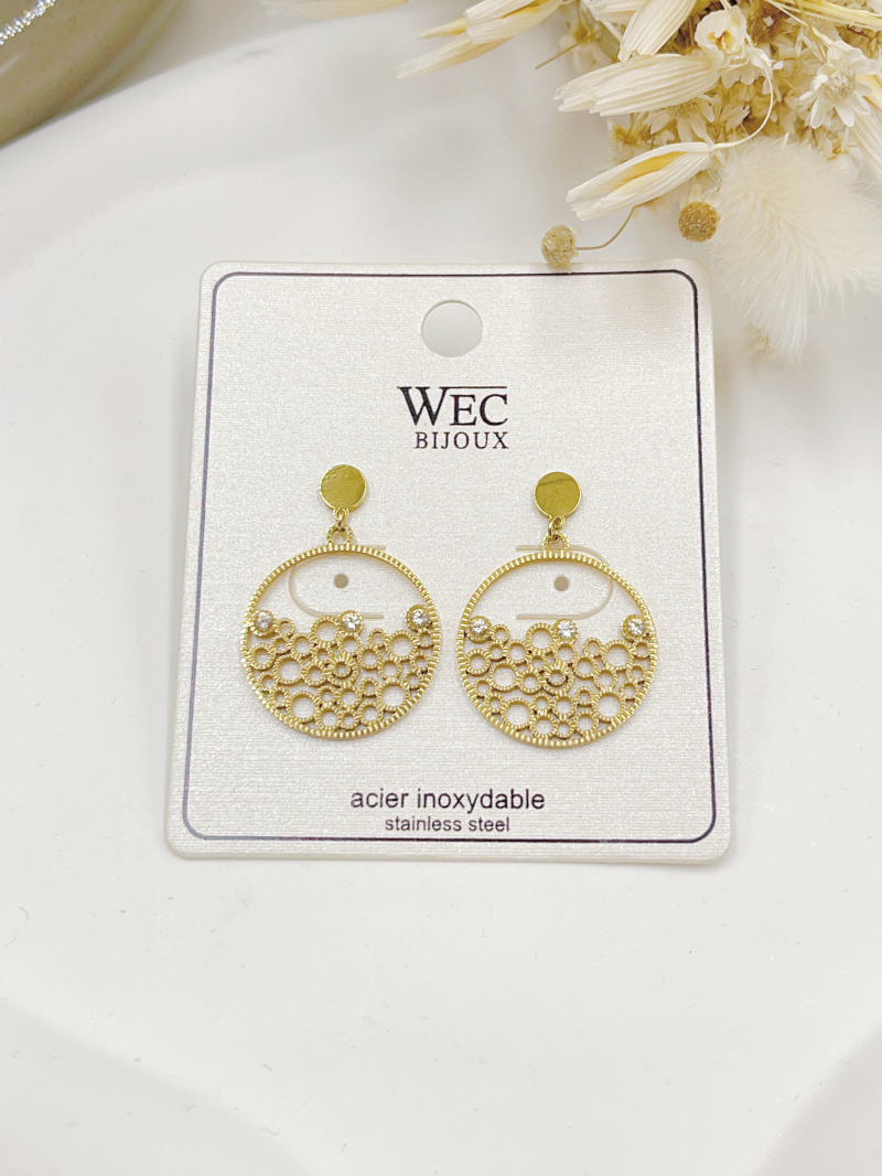 Mayorista WEC Bijoux - PENDIENTES DE ACERO INOXIDABLE