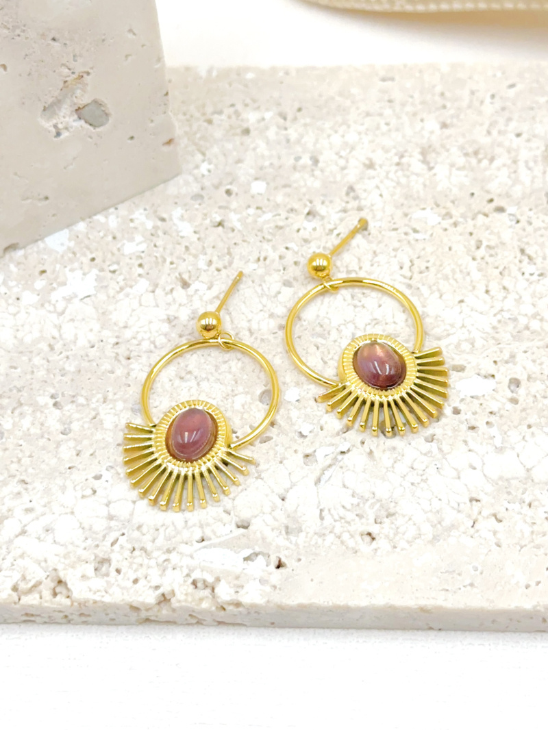 Grossiste WEC Bijoux - BOUCLES D'OREILLES EN ACIER INOXYDABLE