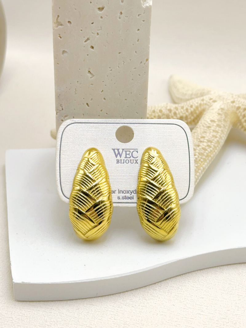 Grossiste WEC Bijoux - BOUCLES D'OREILLES EN ACIER INOXYDABLE
