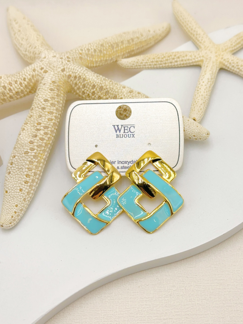 Grossiste WEC Bijoux - BOUCLES D'OREILLES EN ACIER INOXYDABLE