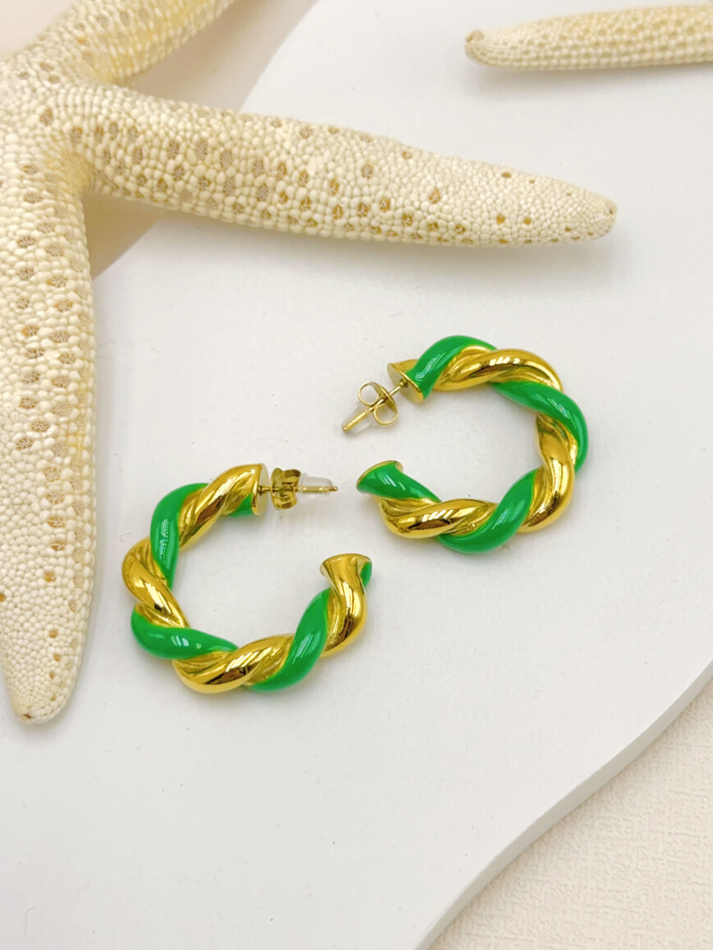 Grossiste WEC Bijoux - BOUCLES D'OREILLES EN ACIER INOXYDABLE