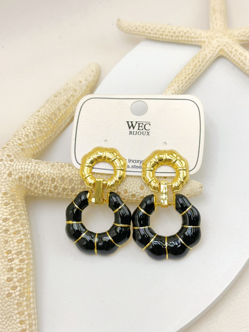 Grossiste WEC Bijoux - BOUCLES D'OREILLES EN ACIER INOXYDABLE