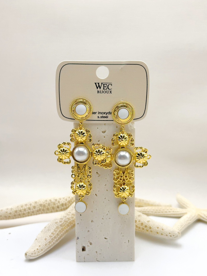 Grossiste WEC Bijoux - BOUCLES D'OREILLES EN ACIER INOXYDABLE