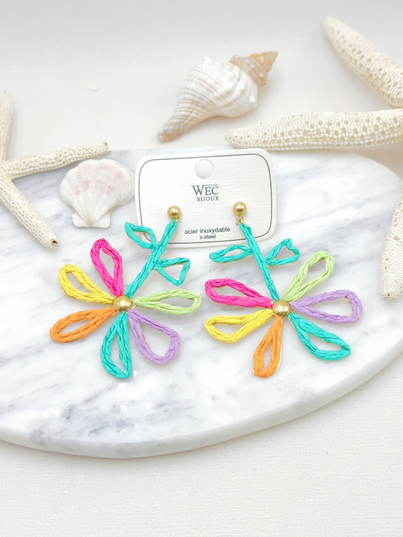 Grossiste WEC Bijoux - BOUCLES D'OREILLES EN ACIER INOXYDABLE