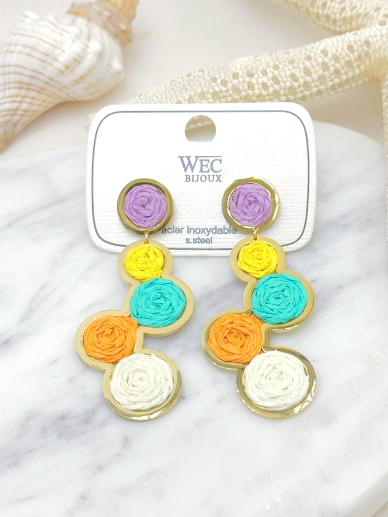 Mayorista WEC Bijoux - PENDIENTES DE ACERO INOXIDABLE