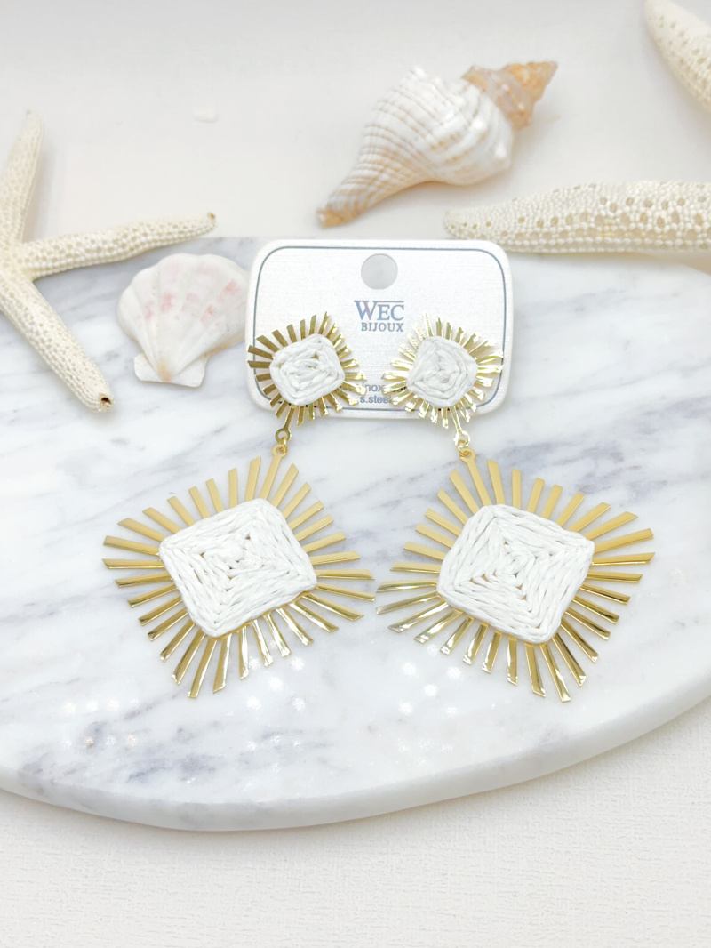 Grossiste WEC Bijoux - BOUCLES D'OREILLES EN ACIER INOXYDABLE