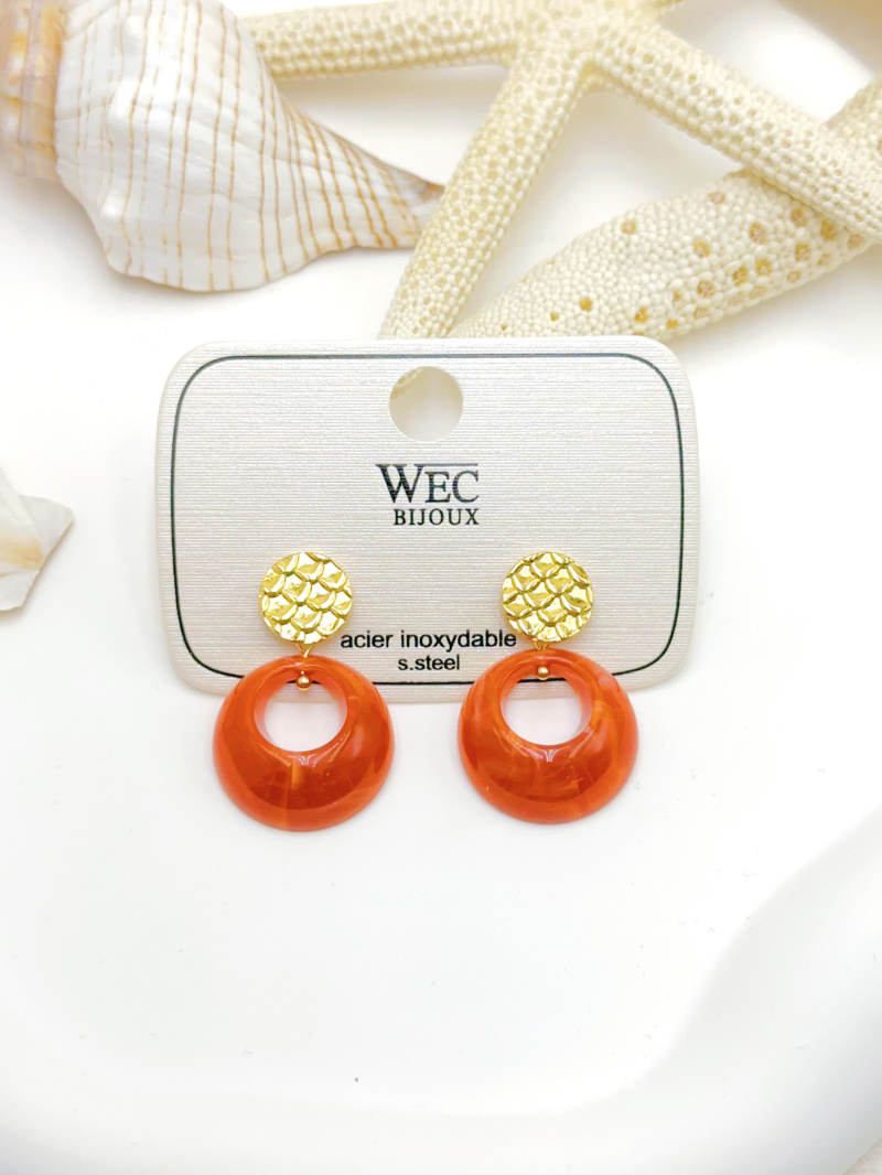 Mayorista WEC Bijoux - PENDIENTES DE ACERO INOXIDABLE