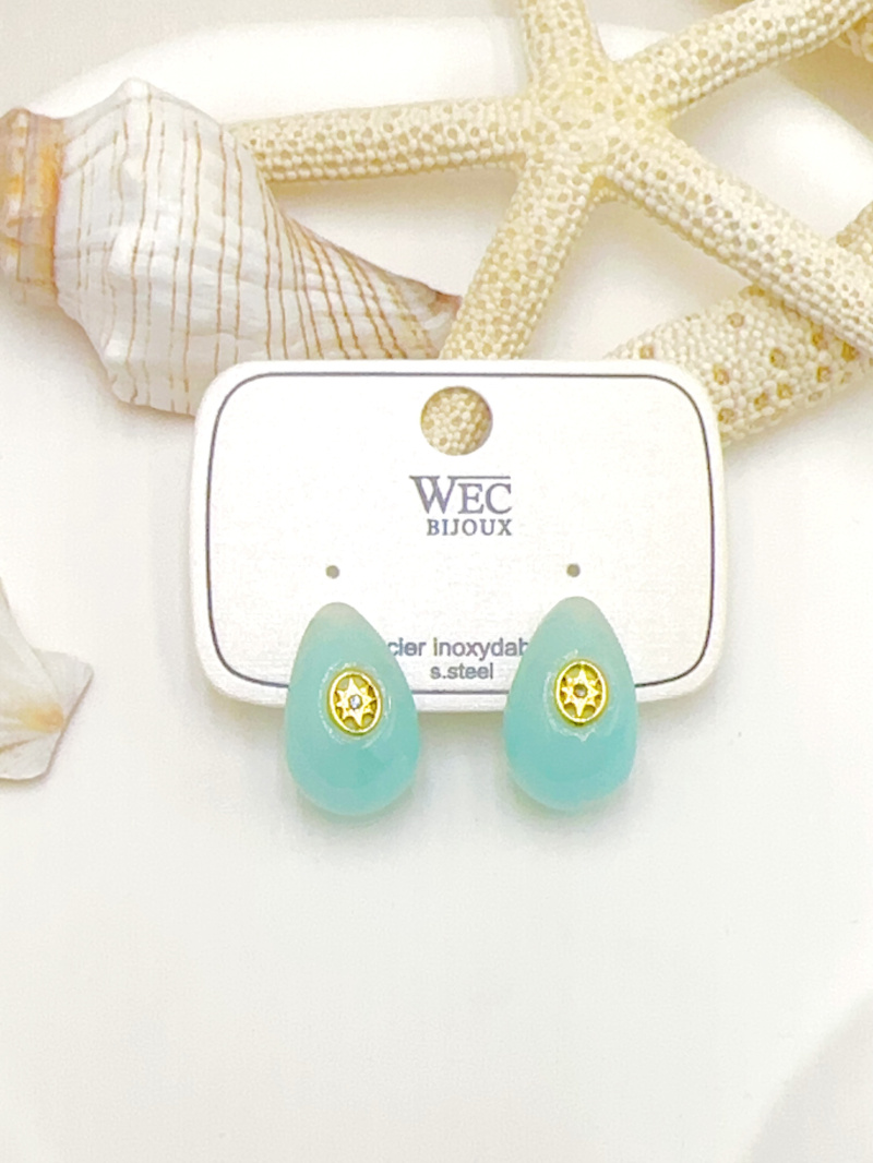 Mayorista WEC Bijoux - PENDIENTES DE ACERO INOXIDABLE