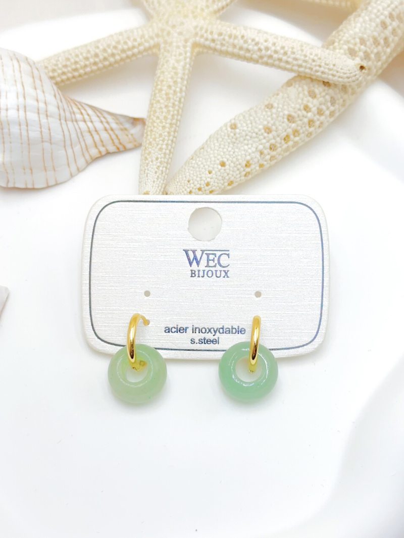 Mayorista WEC Bijoux - PENDIENTES DE ACERO INOXIDABLE