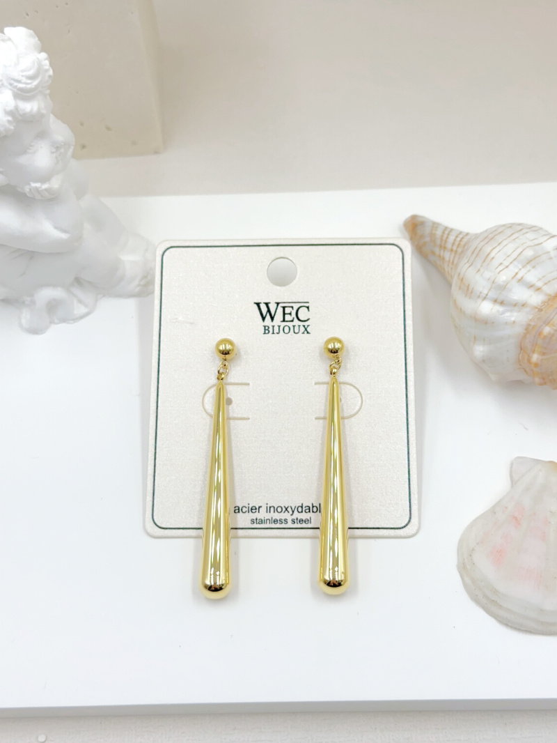 Wholesaler WEC Bijoux - STAINLESS STEEL EARRINGS