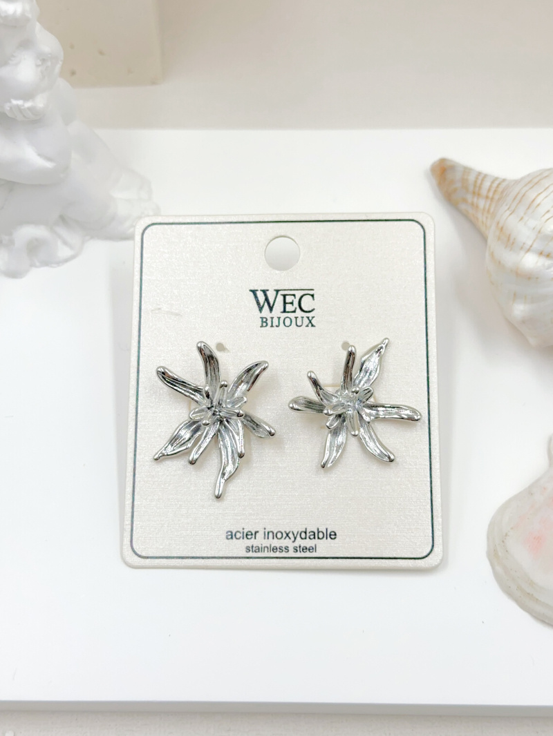 Wholesaler WEC Bijoux - STAINLESS STEEL EARRINGS