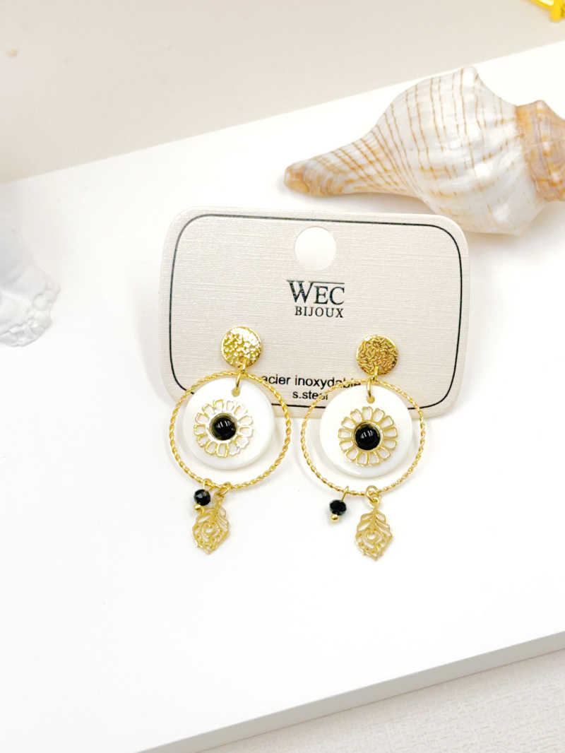 Mayorista WEC Bijoux - PENDIENTES DE ACERO INOXIDABLE