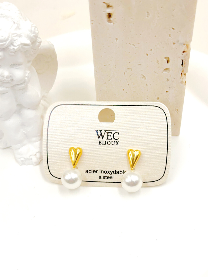 Grossista WEC Bijoux - ORECCHINI IN ACCIAIO INOSSIDABILE